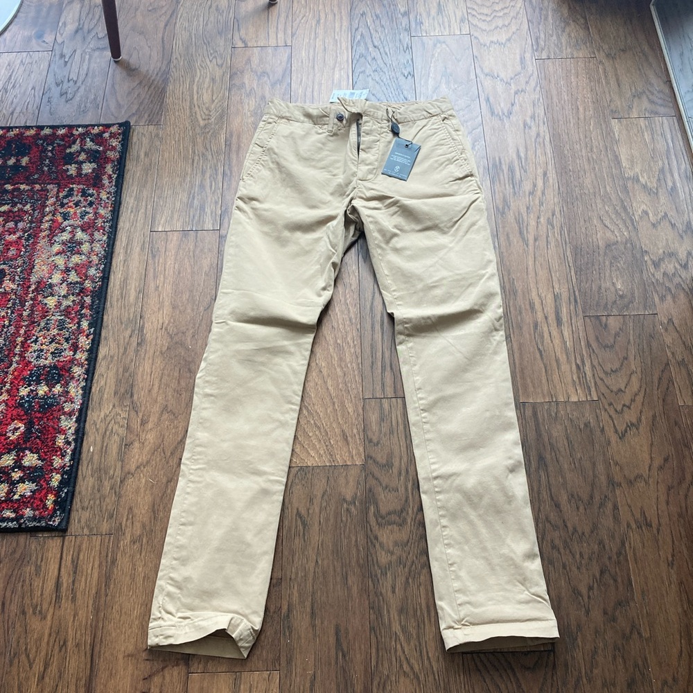 Todd Snyder, Tab Front Skinny Chino, 28Wx32L